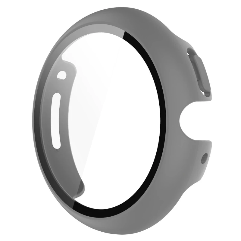 Рамка для умных часов Корпус из закаленного стекла Пленка с полным покрытием Подходит для Pixel Watch2 Защитная пленка для экрана Противоударная