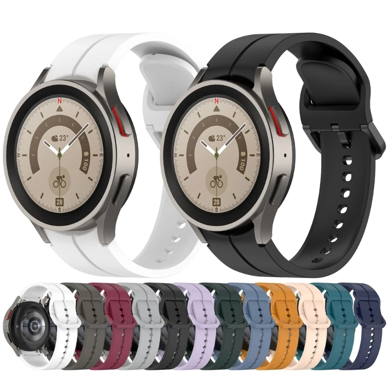 Силиконовые ремешки для Samsung Galaxy Watch 6/4 classic Watch 5 pro watch 3 Замена ремешка для смарт-часов 41 мм