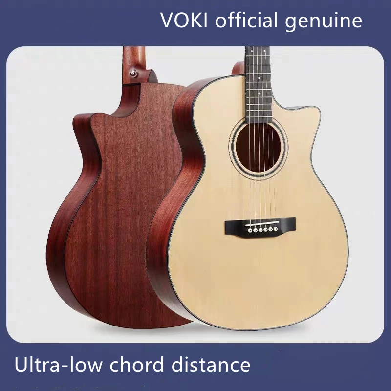 Фолк-акустическая гитара VOKI Vogvan из натурального дерева