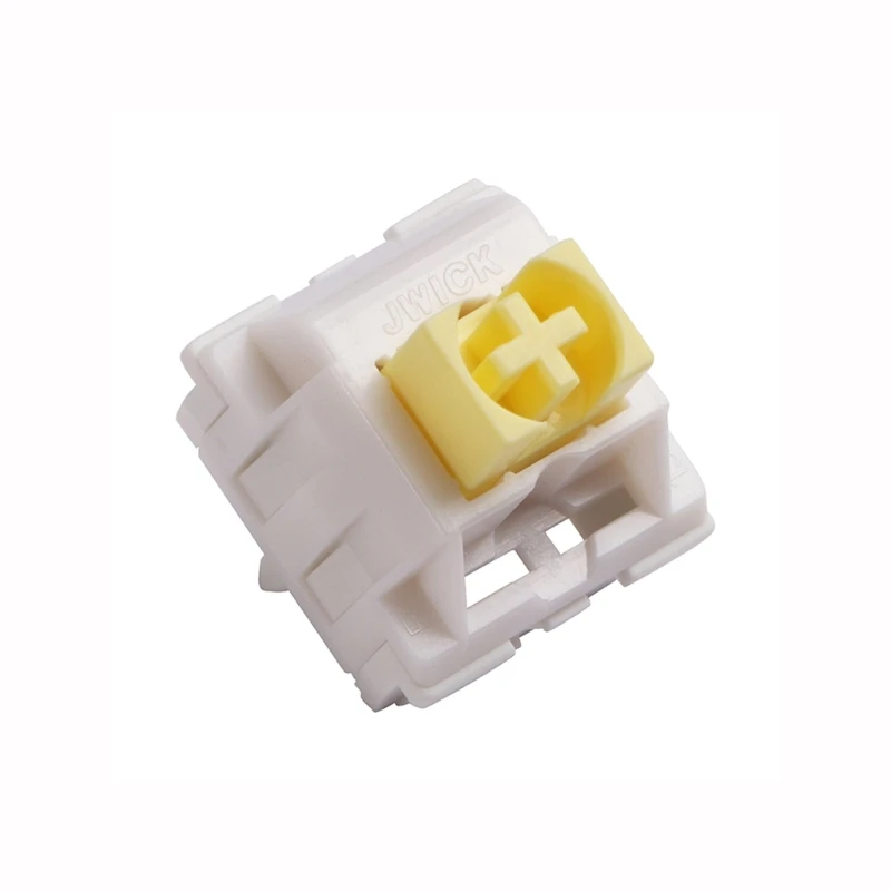 Челнок 4/10ШТ JWICK Yellow Linear для механических переключателей кнопок клавиатуры своими руками