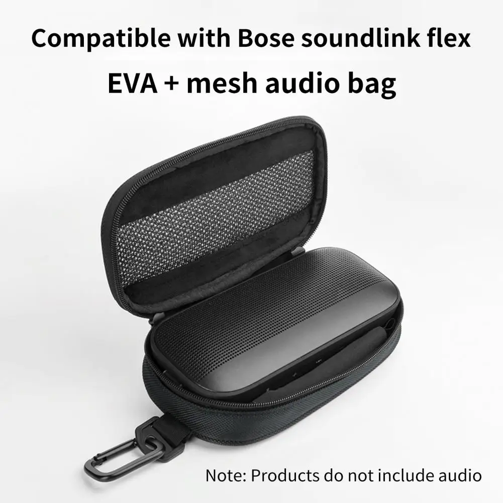 Чехол Для хранения Портативной Боковой Сетки EVA Hard Shell Bluetooth-совместимый Динамик, Сумка Для Переноски, Силиконовый Чехол Для BoseSoundlink-Flex