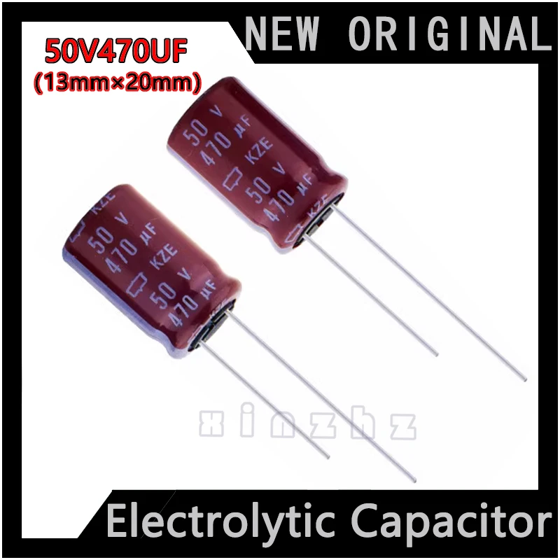 Электролитический конденсатор 50 В 470 МКФ Новый оригинальный высокочастотный прочный конденсатор Спецификация 13 мм × 20 мм