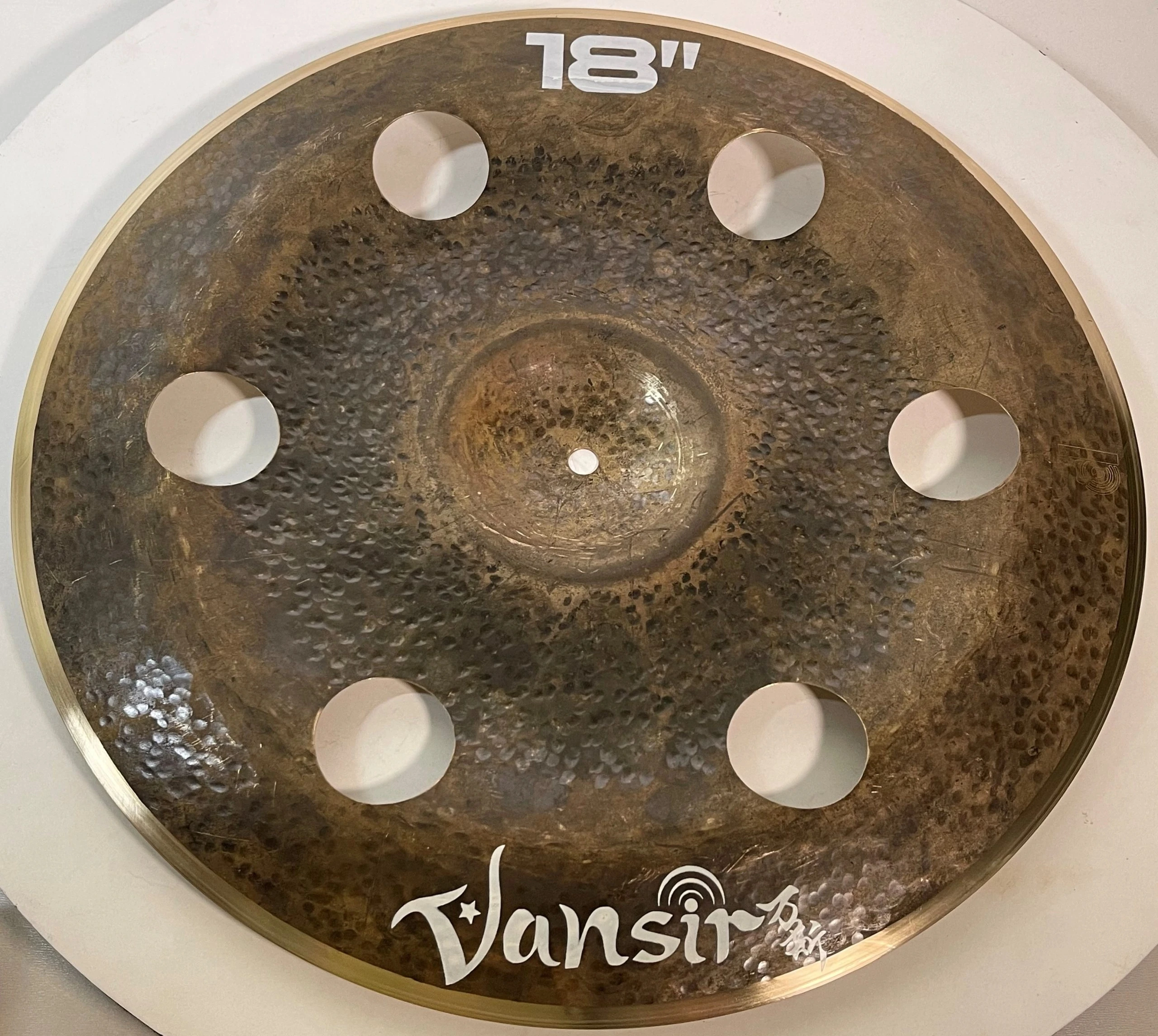 18-дюймовая фарфоровая тарелка Vansir ручной работы с озоном для ударной установки