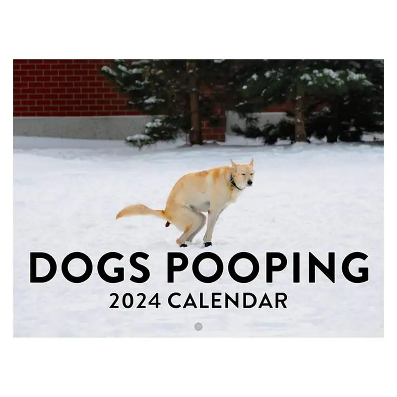 Настенный календарь для собак на 2024 года, Ежемесячные щенки, Милый настенный календарь, Забавный Календарь с подвешенной собакой для домашней школы, Календарь на 12 месяцев для