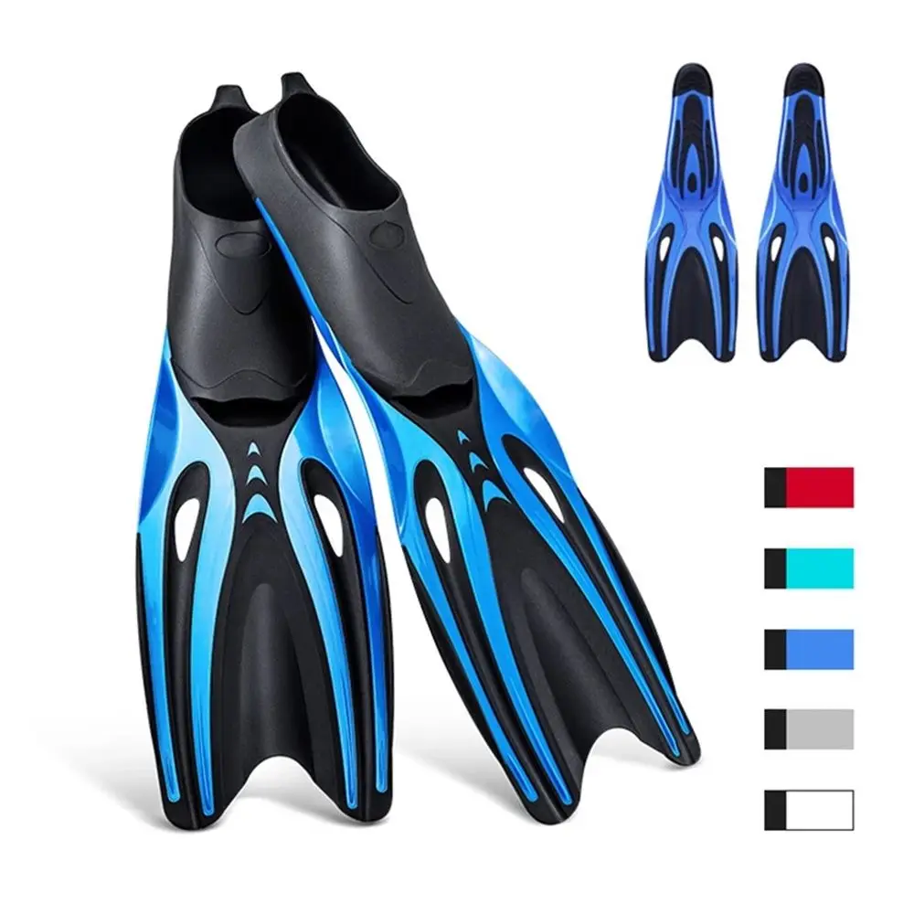 Профессиональные гибкие комфортные TPR Нескользящие плавники для дайвинга, Резиновые ласты для подводного плавания, Пляжная обувь для водных видов спорта